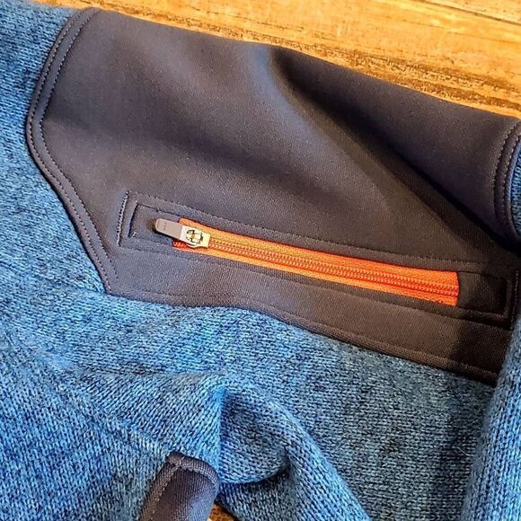 🔸️Spyder Empire Blue Heathered Full Zip Lightweight Jacket Men's Large - Picture 9 of 12